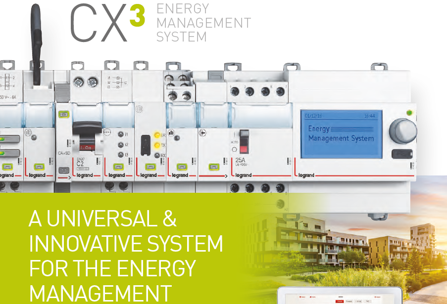 نقش لگراند در مدیریت هوشمند انرژی با سیستم CX3 EMS