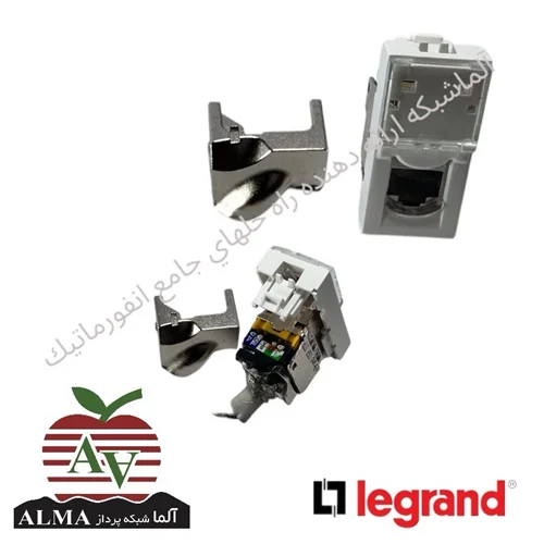 کیستون شبکه باریک Cat6ASFTP اورجینال لگراند با پارت نامبر 76573